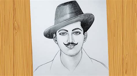 Bhagat Singh drawing .
